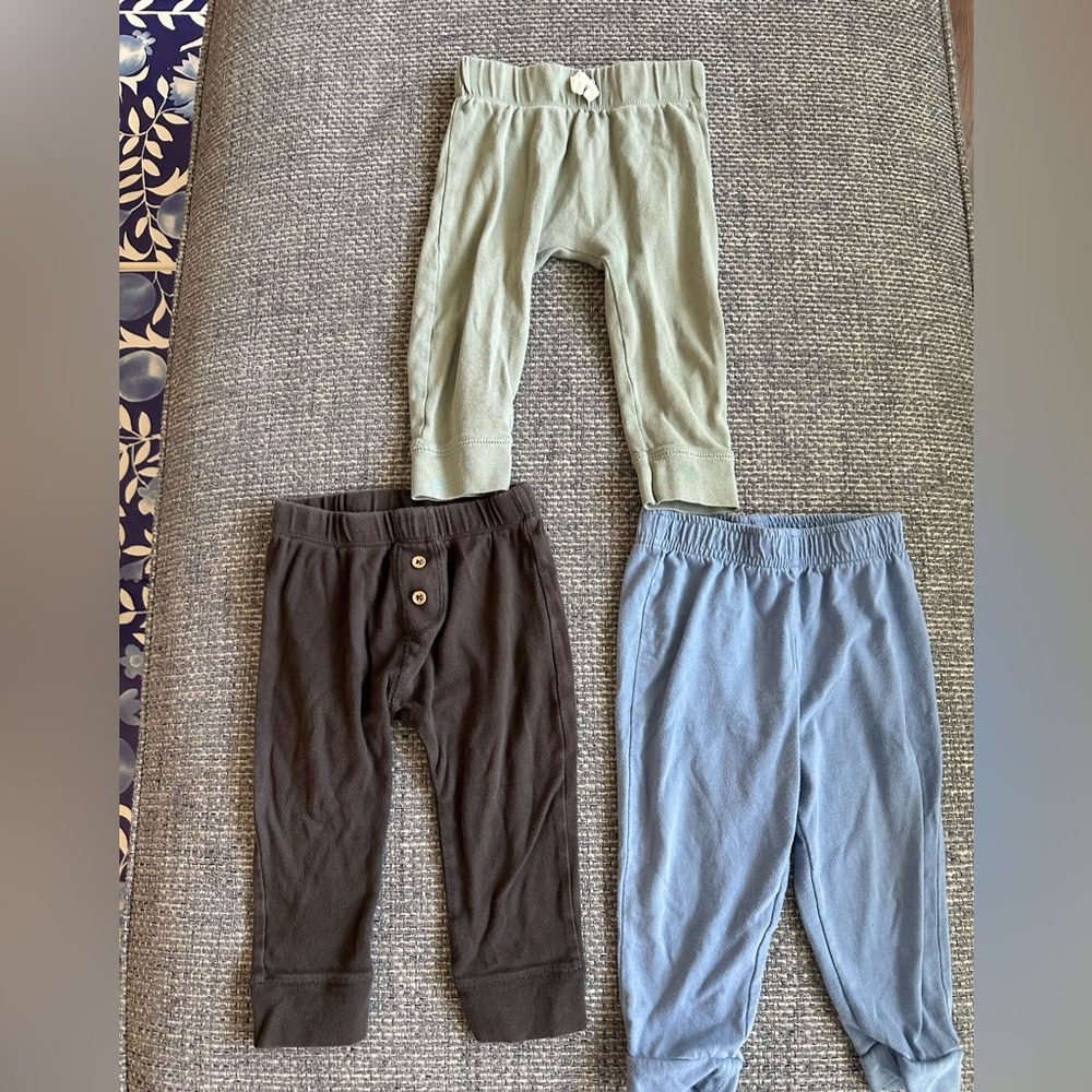 Baby Pants Bundle 18M Carter’s Cat & Jack Joggers Brown Green 3 Pack